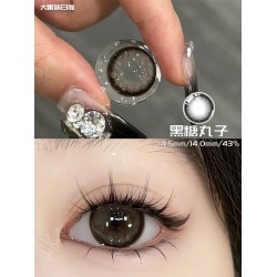 黑糖丸子 grey color contact len Dia:14.5mm 1 piece