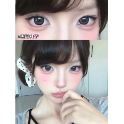 黑糖丸子 grey color contact len Dia:14.5mm 1 piece