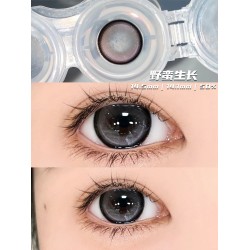 野蛮生长 grey color contact lens 14.5mm 1piece