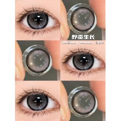 野蛮生长 grey color contact lens 14.5mm 1piece