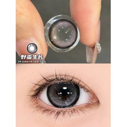 野蛮生长 grey color contact lens 14.5mm 1piece