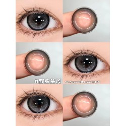 野蛮生长 grey color contact lens 14.5mm 1piece