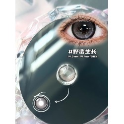 野蛮生长 grey color contact lens 14.5mm 1piece