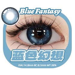 蓝色幻想 blue color contact...