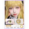 辛焱金棕 cosplay yellow contact lens 14.0 daily 2pcs